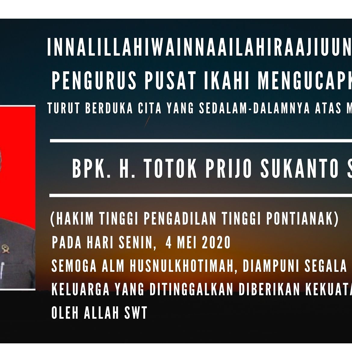 BERITA DUKA CITA HAKIM