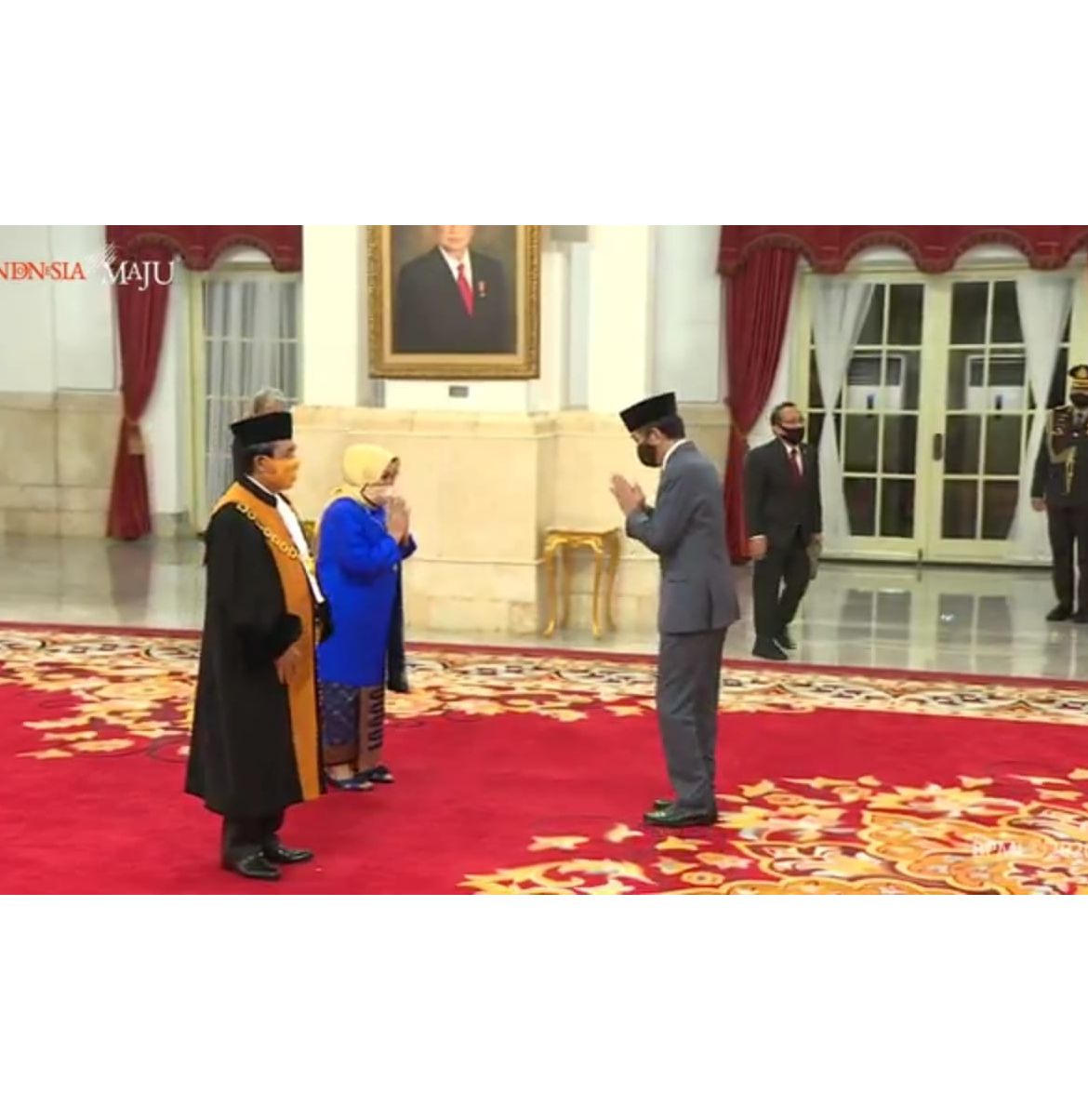 Pengucapan Sumpah Jabatan Yang Mulia Syarifuddin di Hadapan Presiden